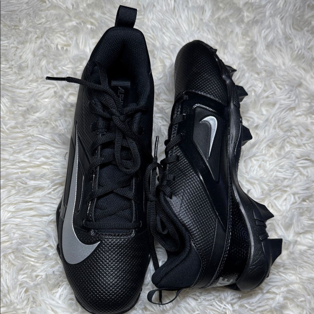 Nike Alpha Black and Gray Sports Cleats